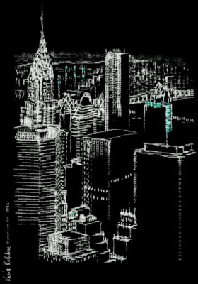 View from 74th Floor of the Empire State Building, 2014 (REVERSE)